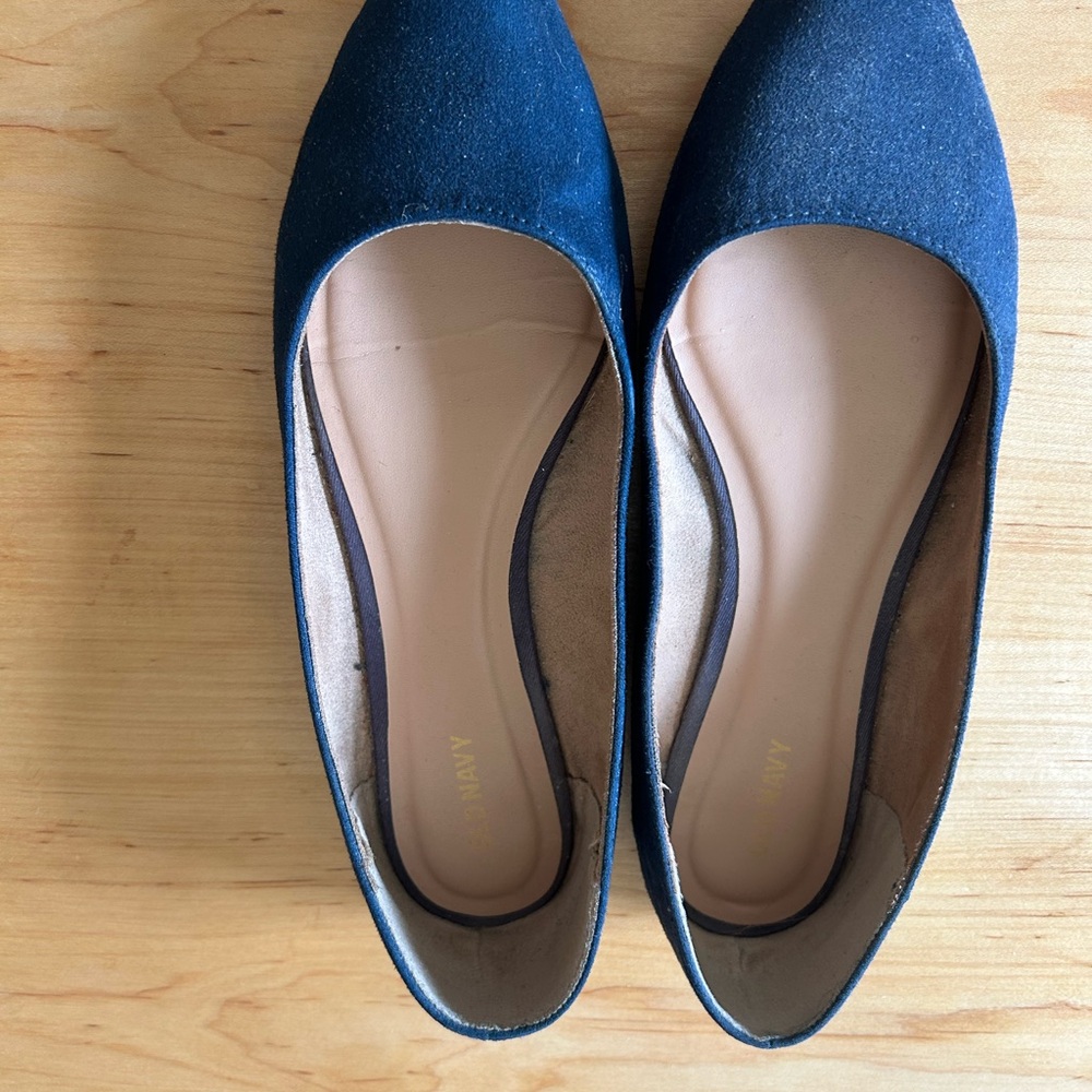 Old Navy Blue Flats Timeless Style